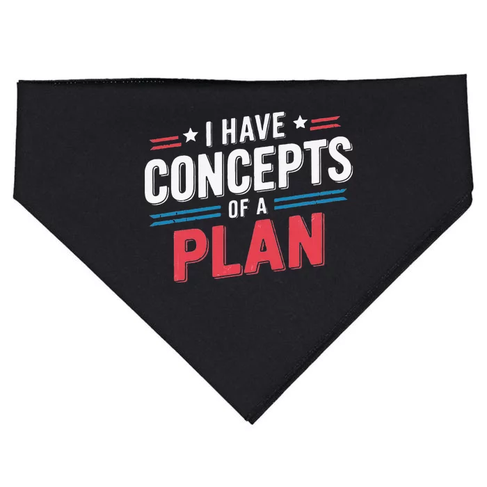 I Have A Concept Of A Plan USA-Made Doggie Bandana