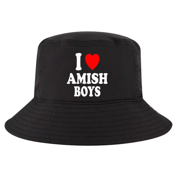 I Heart Amish Attraction Handsome Hot Sexy Cool Comfort Performance Bucket Hat