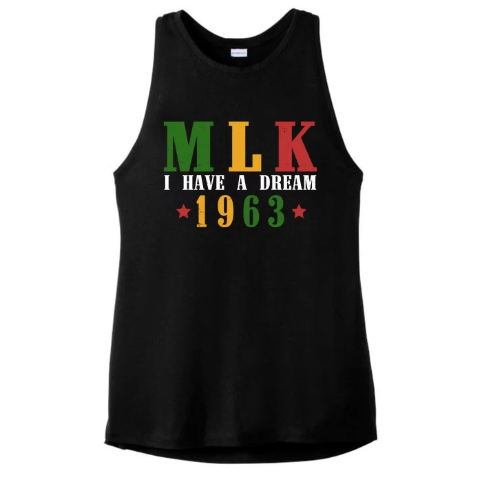 I Have A Dream Mlk Day 1963 Ladies Tri-Blend Wicking Tank