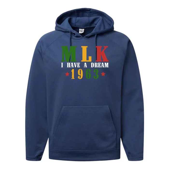 I Have A Dream Mlk Day 1963 Performance Fleece Hoodie