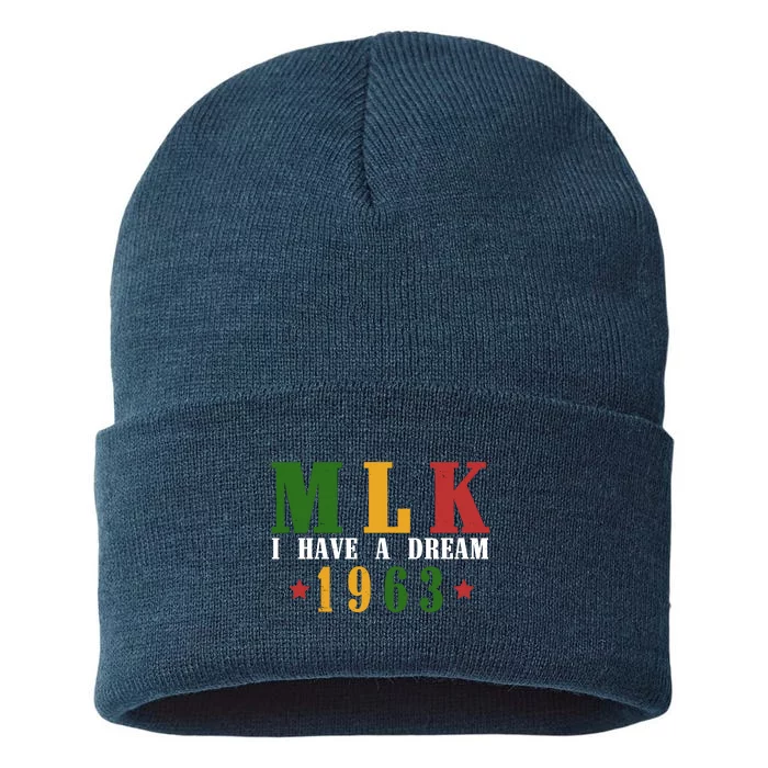 I Have A Dream Mlk Day 1963 Sustainable Knit Beanie