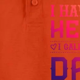 I Have A Hero I Call Him Dad Perfect Tee To Wear Meaningful Gift Dry Zone Grid Performance Polo