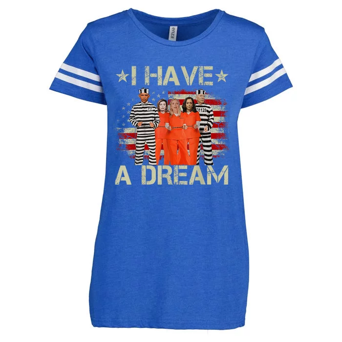 I Have A Dream Funny Biden Enza Ladies Jersey Football T-Shirt