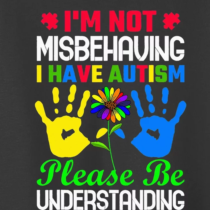 I Have Autism Puzzle Autism Awareness Toddler T-Shirt