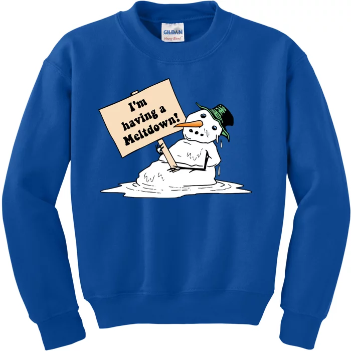 I'm Having A Meltdown Kids Sweatshirt