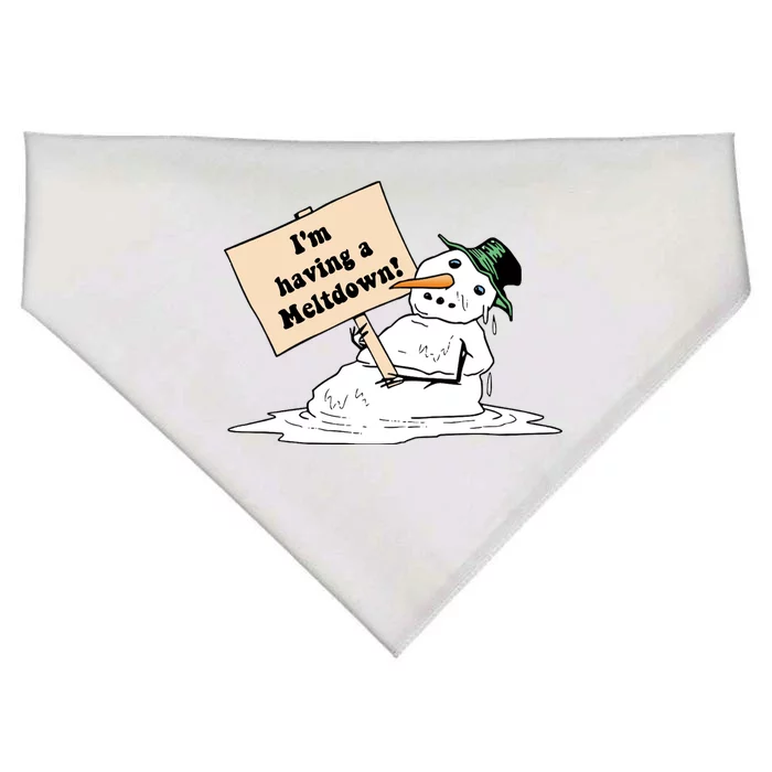 I'm Having A Meltdown USA-Made Doggie Bandana