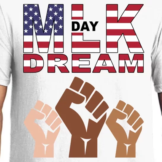 I Have A Dream Mlk Day Fist Up Pajama Set