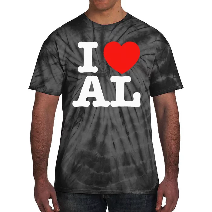 I Heart Alabama Love Tie-Dye T-Shirt