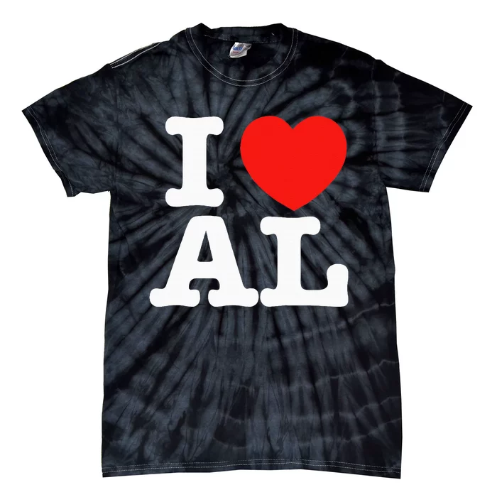 I Heart Alabama Love Tie-Dye T-Shirt