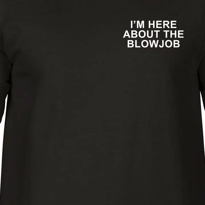 I’M Here About The Blowjob Comfort Colors T-Shirt