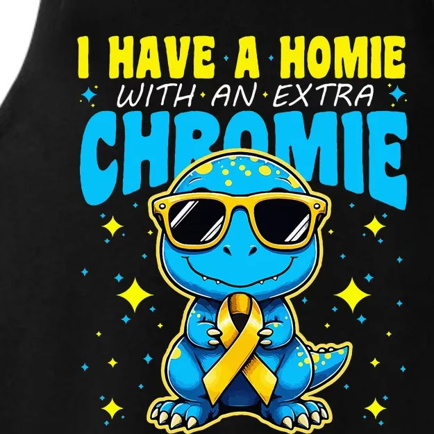 I Have A Homie With An Extra Chromie Ladies Tri-Blend Wicking Tank