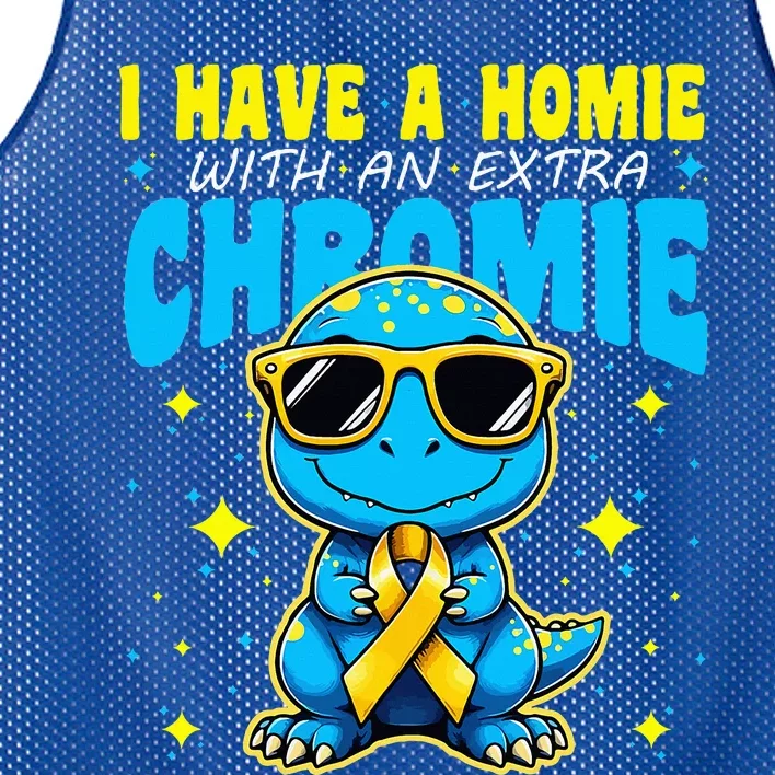 I Have A Homie With An Extra Chromie Mesh Reversible Basketball Jersey Tank