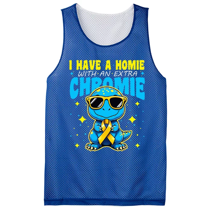 I Have A Homie With An Extra Chromie Mesh Reversible Basketball Jersey Tank