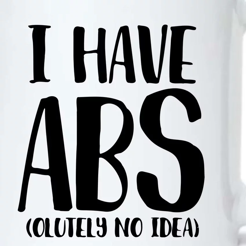 I Have Abs Olutely No Idea PNG Black Color Changing Mug