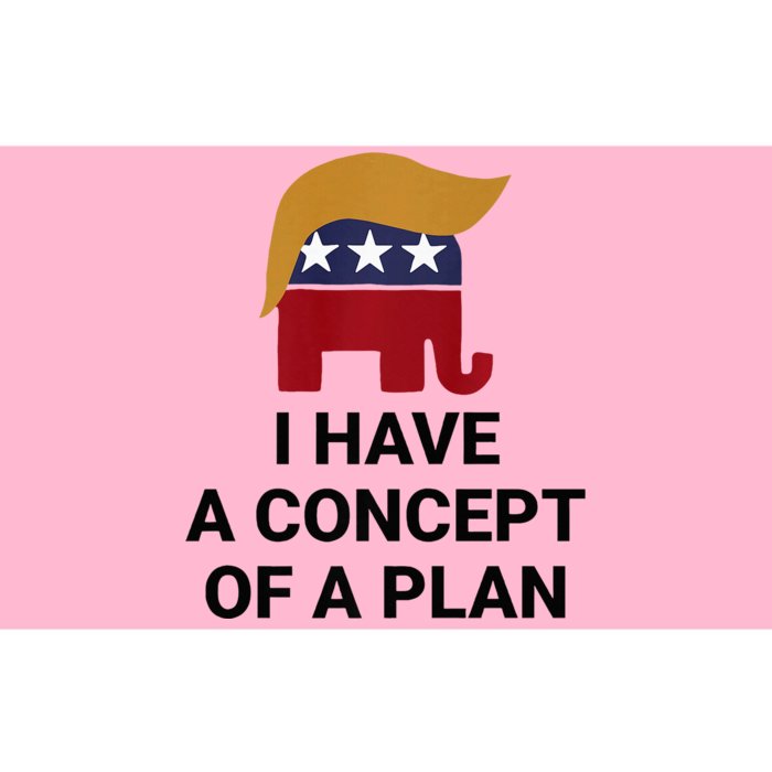 I Have A Concept Of A Plan Presidential Trump 2024 Elephant Premium Bumper Sticker