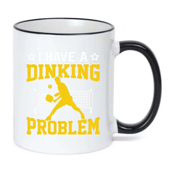 I Have A Drinking Problem Pickleball Paddle Black Color Changing Mug