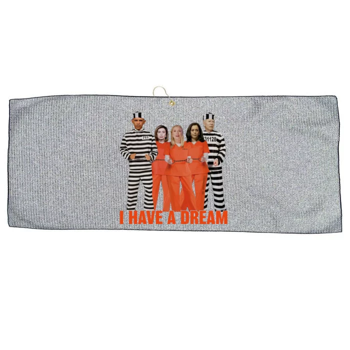 I Have A Dream Large Microfiber Waffle Golf Towel