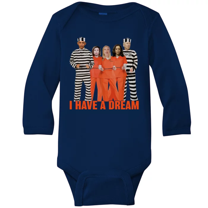 I Have A Dream Baby Long Sleeve Bodysuit