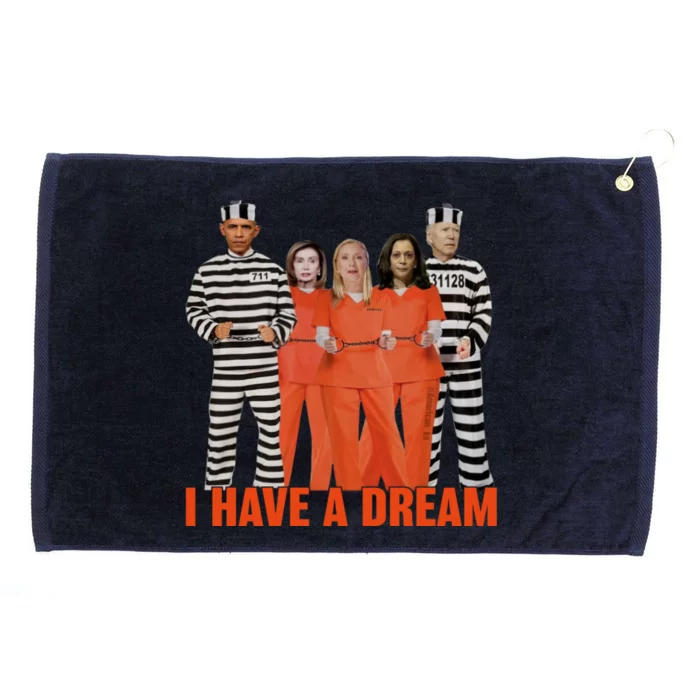 I Have A Dream Grommeted Golf Towel