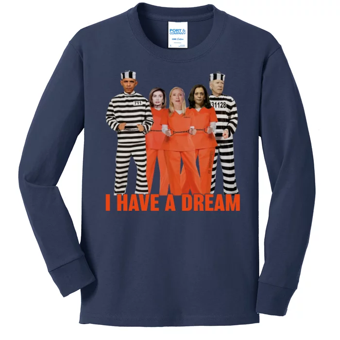 I Have A Dream Kids Long Sleeve Shirt