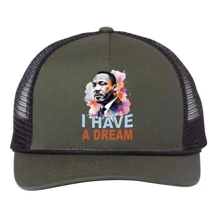 I Have A Dream Martin Luther King Jr. Mlk Day Retro Rope Trucker Hat Cap