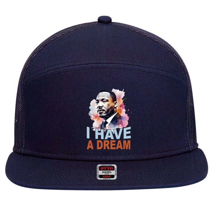 I Have A Dream Martin Luther King Jr. Mlk Day 7 Panel Mesh Trucker Snapback Hat