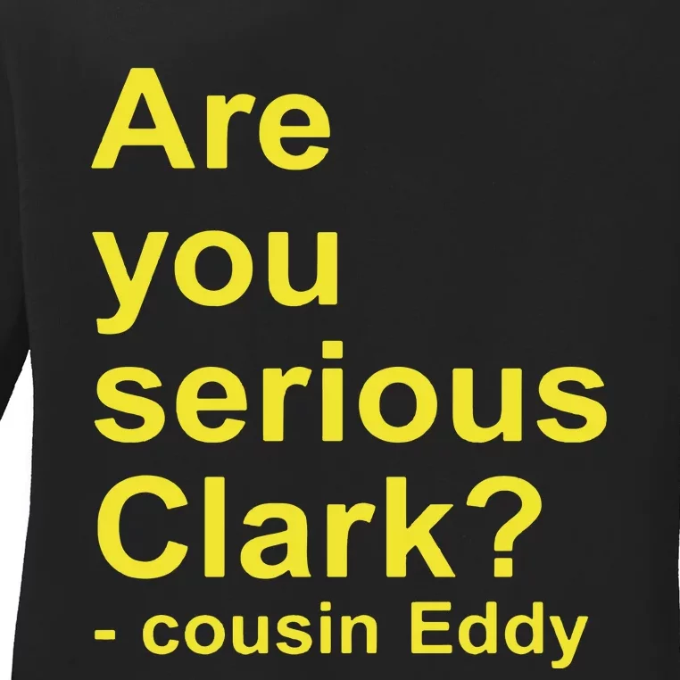 Iowa Hawks Are You Seriou Clark Ladies Long Sleeve Shirt