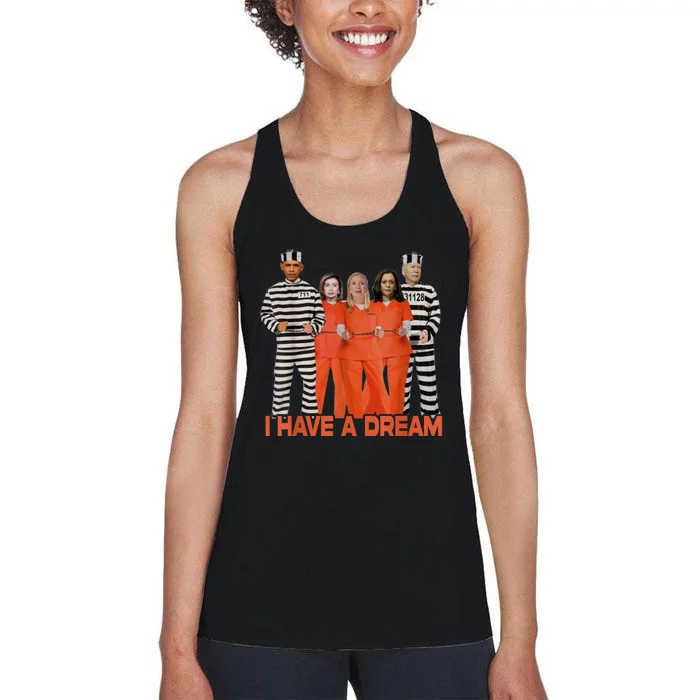 I Have A Dream Funny Shirts Women's Racerback Tank