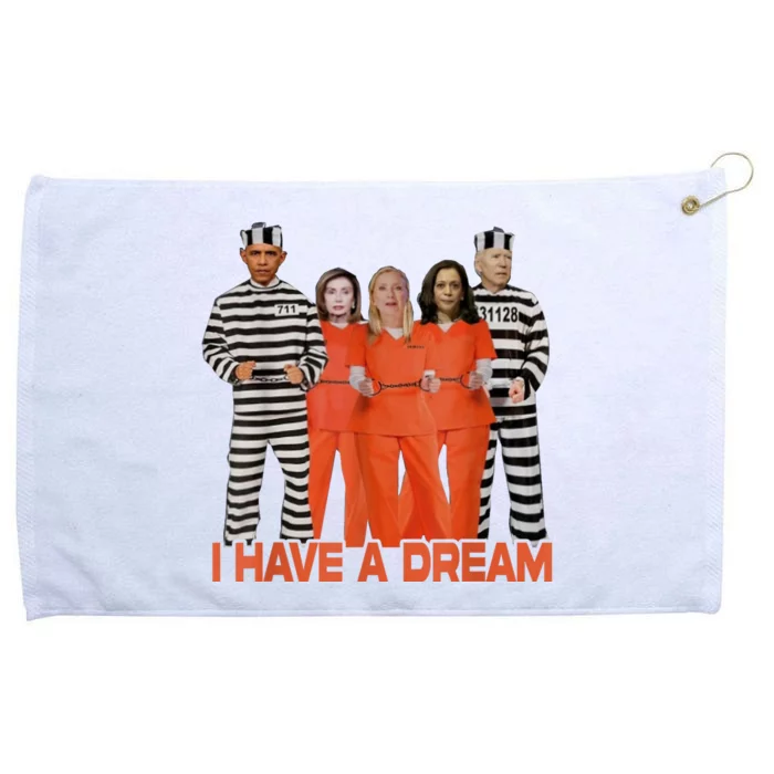 I Have A Dream Grommeted Golf Towel