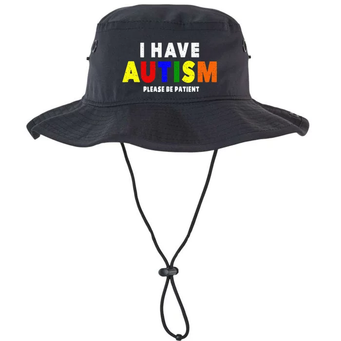 I Have Autism Please Be Patient Legacy Cool Fit Booney Bucket Hat