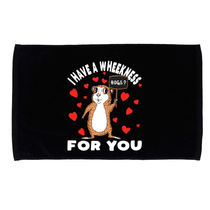 I Have A Weakness For You Guinea Pig Meaningful Gift Microfiber Hand Towel