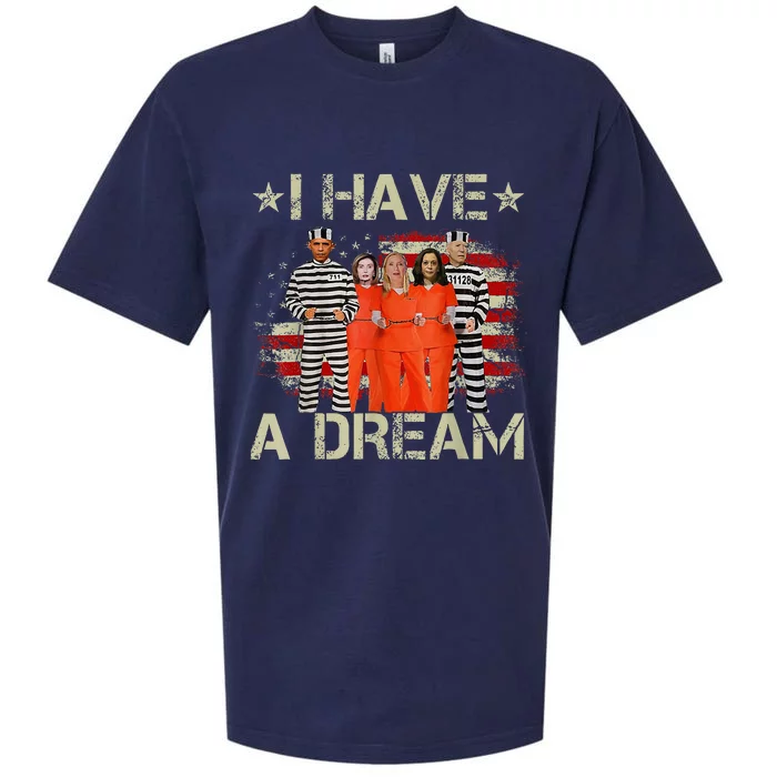 I Have A Dream Funny Biden Sueded Cloud Jersey T-Shirt