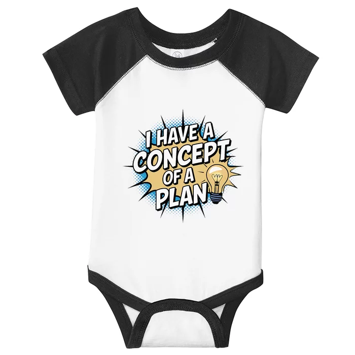 I Have A Concept Of A Plan Infant Baby Jersey Bodysuit