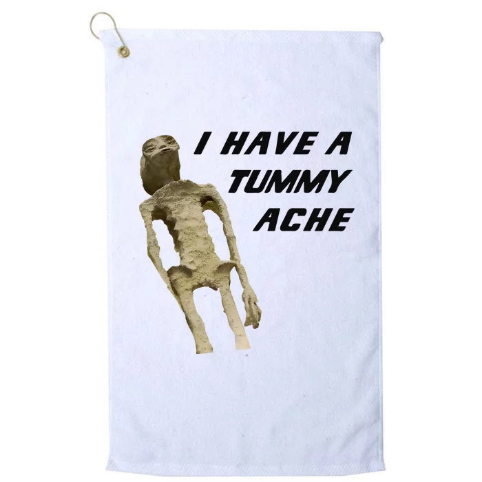 I Have A Tummy Ache Platinum Collection Golf Towel