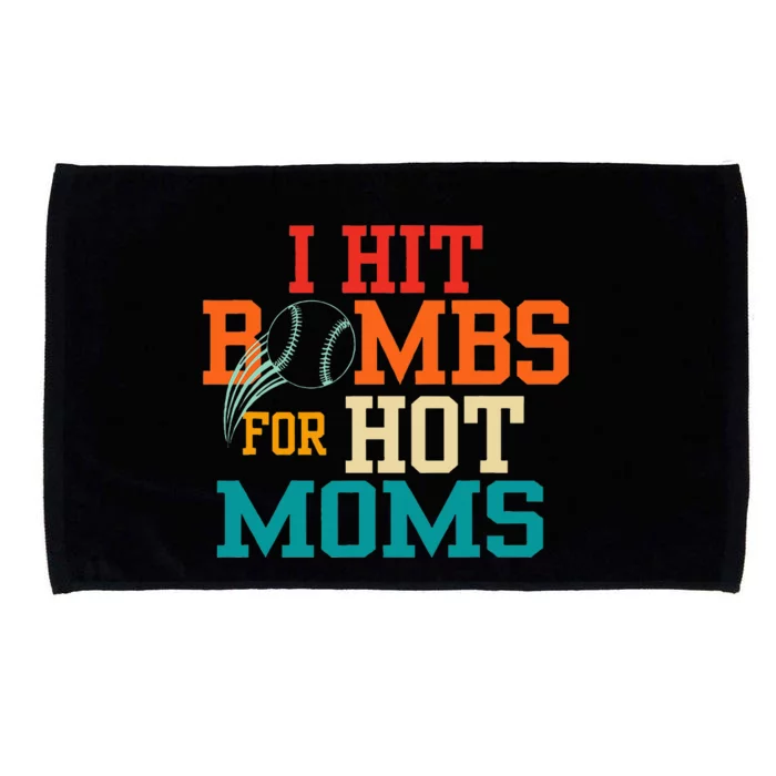 I Hit Bombs For Hot Moms Microfiber Hand Towel