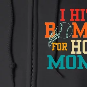 I Hit Bombs For Hot Moms Full Zip Hoodie