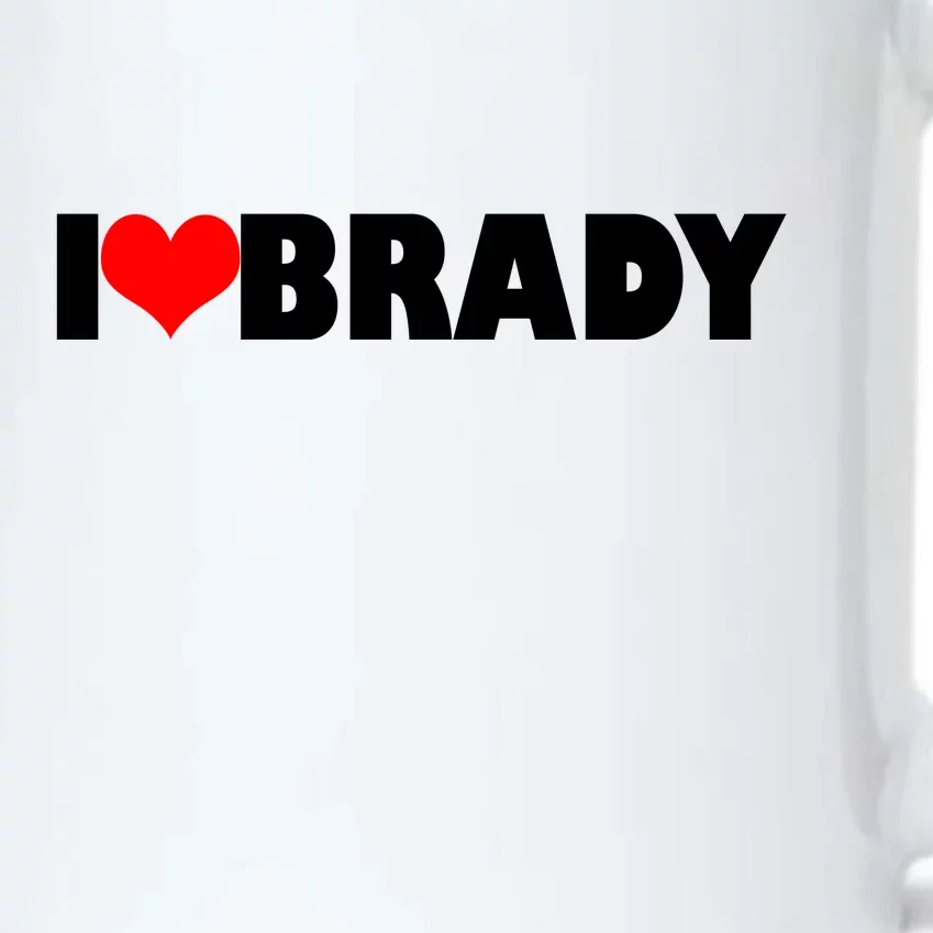 I Heart Brady Black Color Changing Mug