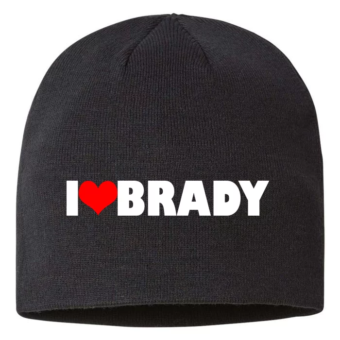 I Heart Brady 8 1/2in Sustainable Knit Beanie