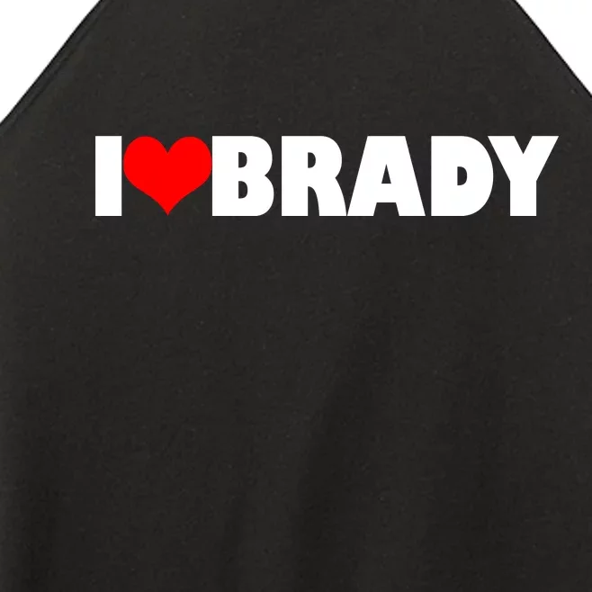 I Heart Brady Women’s Perfect Tri Rocker Tank