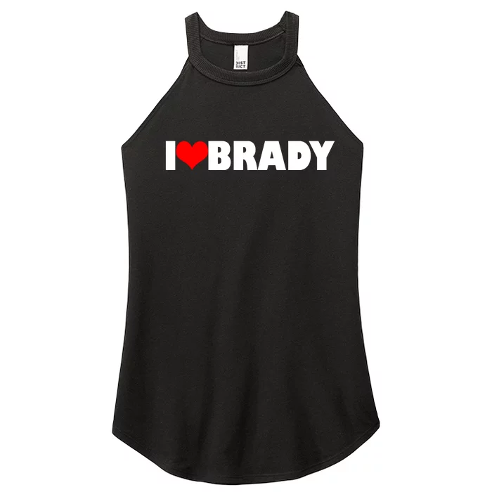 I Heart Brady Women’s Perfect Tri Rocker Tank