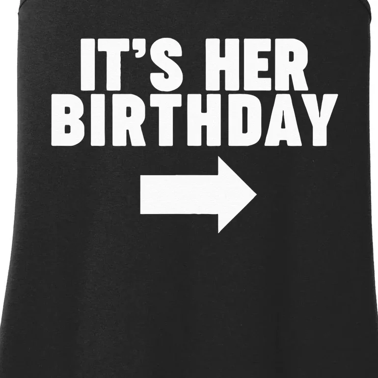 It's her birthday Ladies Essential Tank