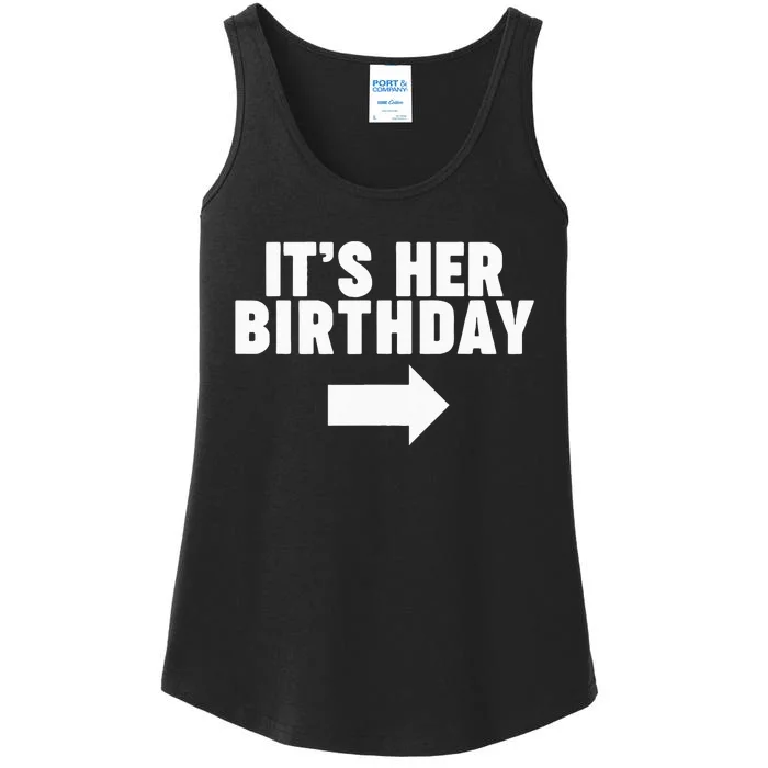 It's her birthday Ladies Essential Tank