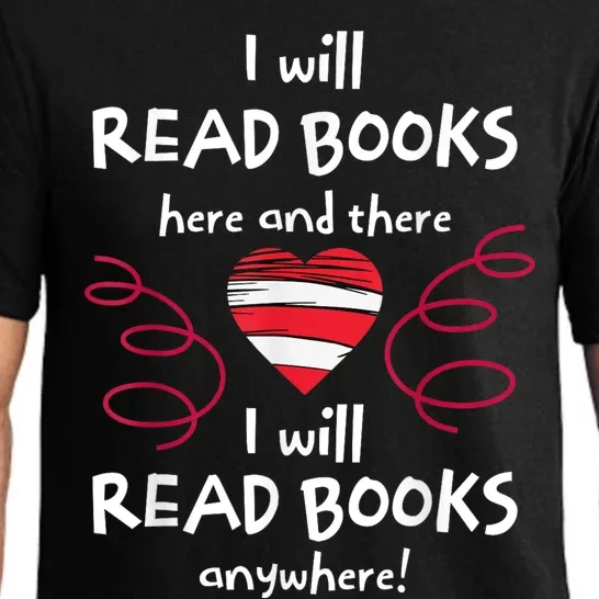 I Heart Books. Book Lovers. Readers. Read More Books Pajama Set