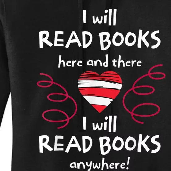 I Heart Books. Book Lovers. Readers. Read More Books Women's Pullover Hoodie