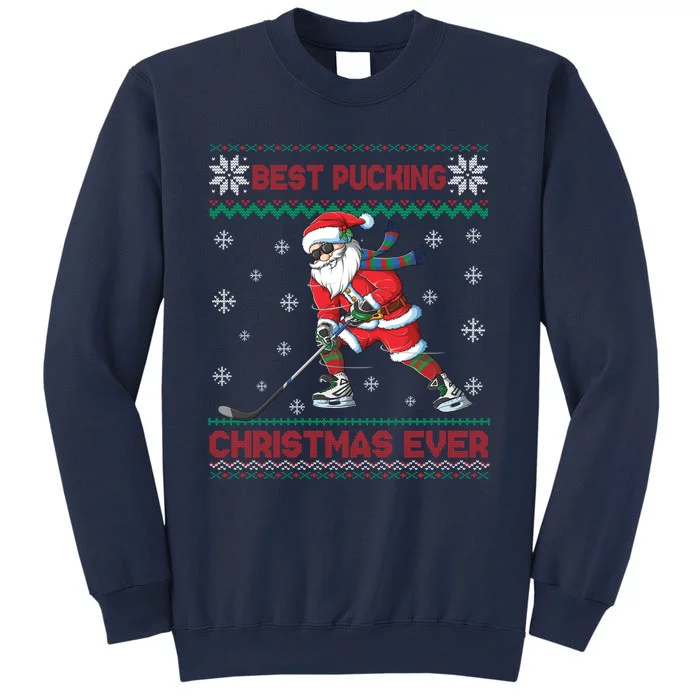 Ice Hocky Best Pucking Christmas Ever Sweatshirt