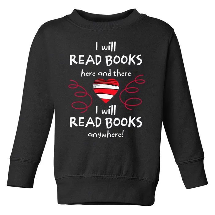 I Heart Books. Book Lovers. Readers. Read More Books. Toddler Sweatshirt