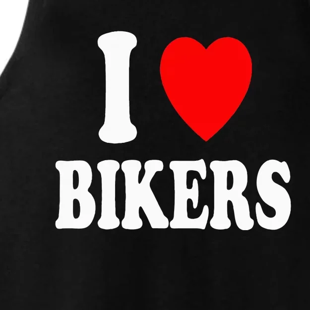 I Heart Bikers Sexy Hot Attraction Motorcycle Ladies Tri-Blend Wicking Tank