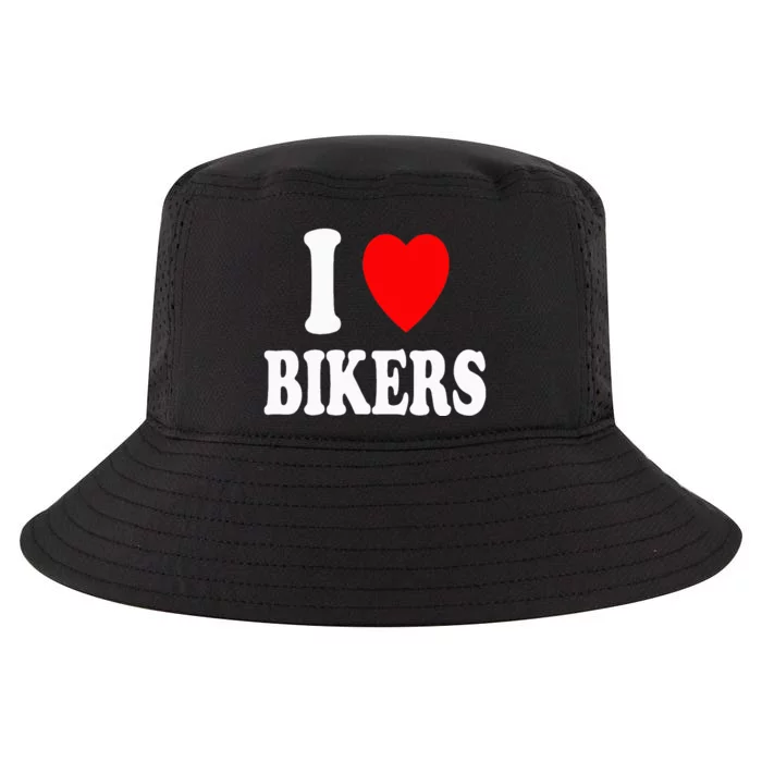 I Heart Bikers Sexy Hot Attraction Motorcycle Cool Comfort Performance Bucket Hat