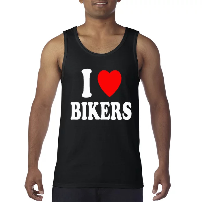 I Heart Bikers Sexy Hot Attraction Motorcycle Tank Top