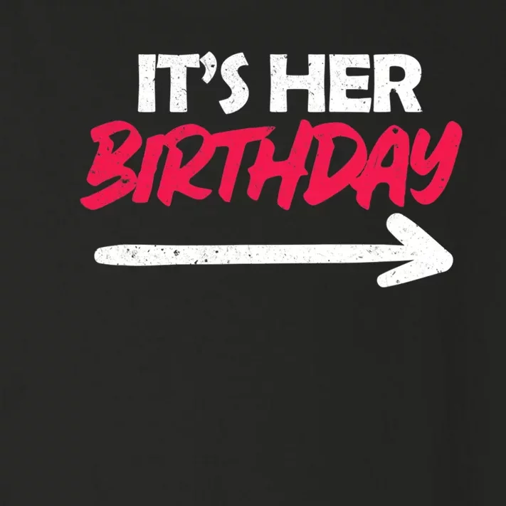 Its Her Birthday Toddler Long Sleeve Shirt